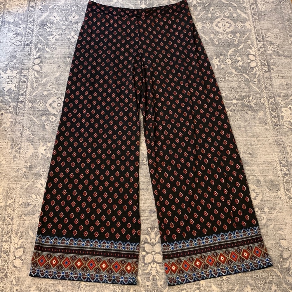 Soft Pants 🖤 Black/Dark Orange/Blue